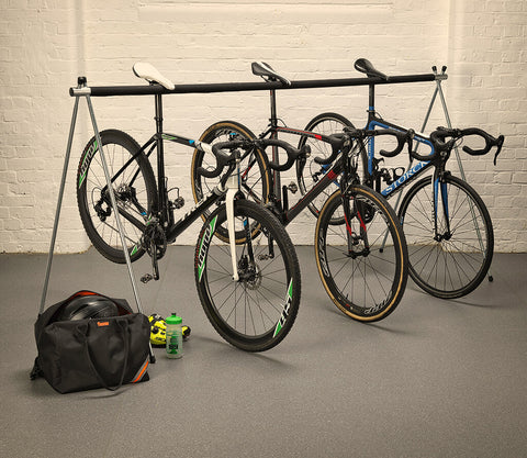 Bicycle Stand, Rail Sleeve and Stand Bag